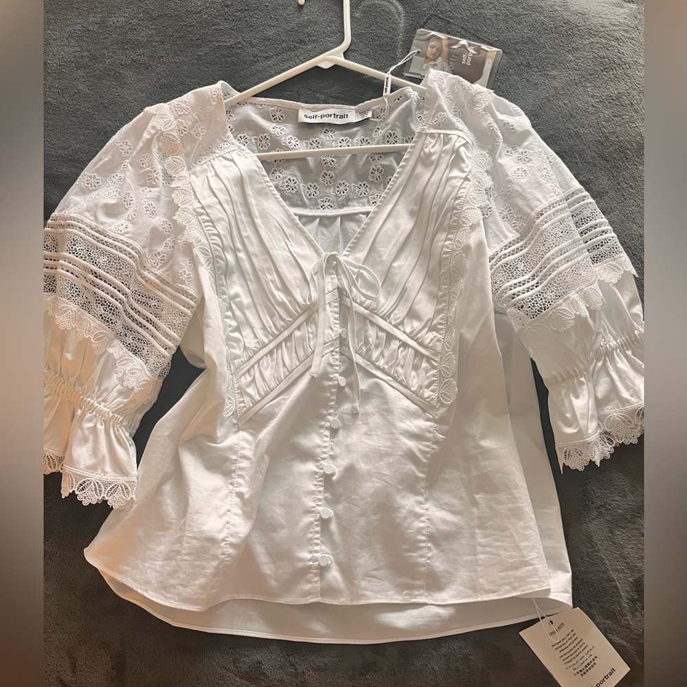 Self Portrait blouse NWT
